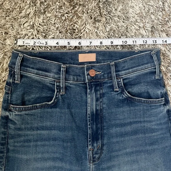 Mother The Hustler Ankle Fray Jeans Size 29 - Picture 5 of 15